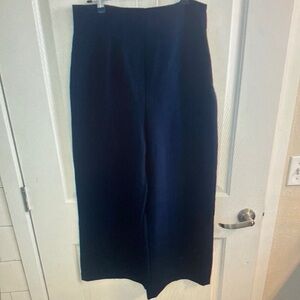 Classic Navy Midi Skirt - Women's